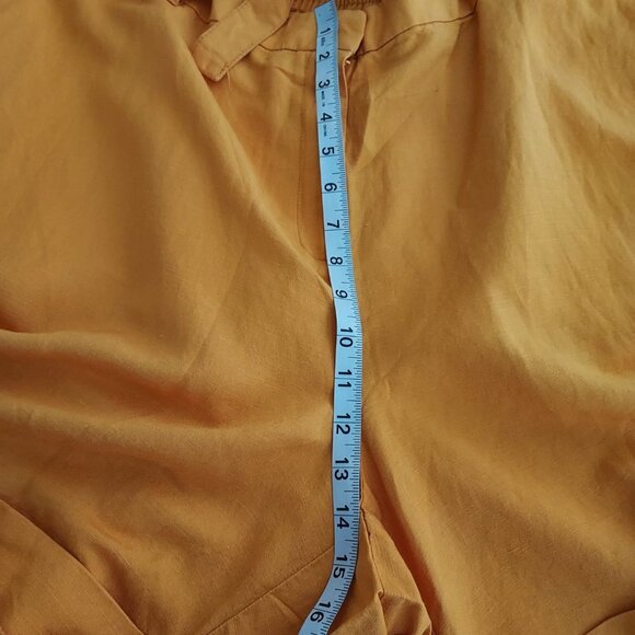 Lane Bryant Linen Blend Orange Shorts Size 26/28 NWT - Picture 4 of 8
